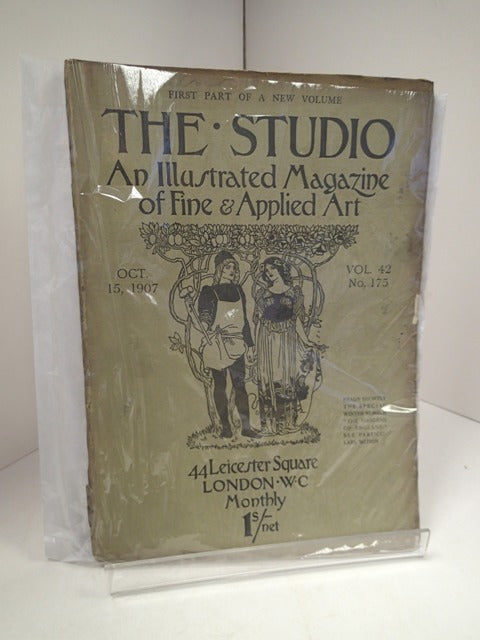 The Studio; An Illustrated Magazine of Fine & Applied Art; October 15 1907; Vol 42 No 175- including Mauve, Chardin, Fragonard, Keith, Romilly Fedden, Bridge, Brangwyn, Daffinger and Peter