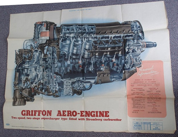 Griffon Aero Engine: Air Diagram 4102: August 1944