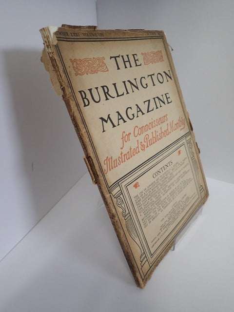 The Burlington Magazine for Connoisseurs, Number XXXI, Volume VIII