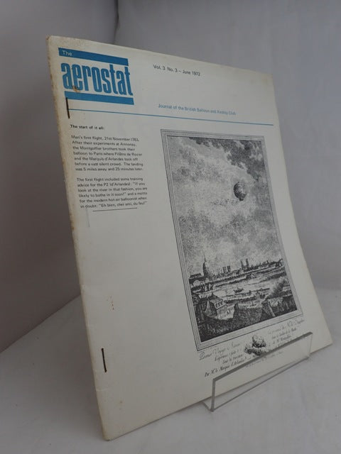 The Aerostat: Volume 3, Number 3, June 1972