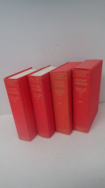 History of the Great War Base on Official Documents by Direction of the Historical Section of the Committee of Imperial Defence: Military Operations (4 volumes)